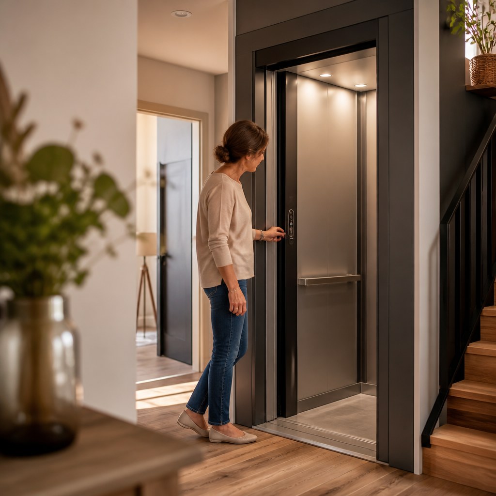 Quelle place faut-il prévoir pour un ascenseur de maison ? Dimensions et conseils